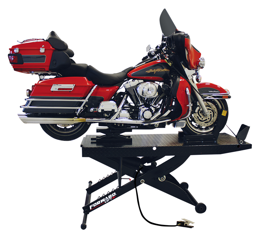Forward Portable Motorcycle/ATV Lift W/Motorcycle Jack - Storage